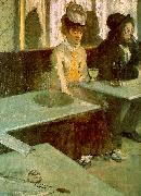 Absinthe Drinker_t, Edgar Degas